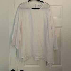 JJill white tunic top